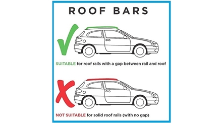 universal aluminium roof bars 